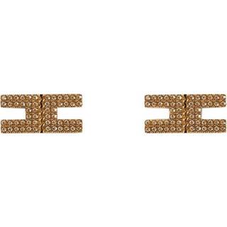 👉 Onesize vrouwen geel Logo earrings 8055208093028