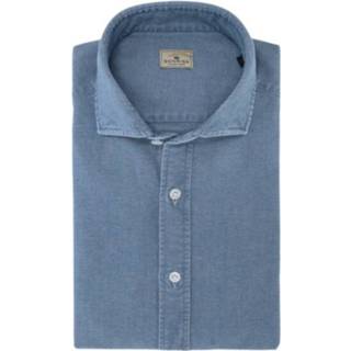 👉 S XL male blauw Camisa