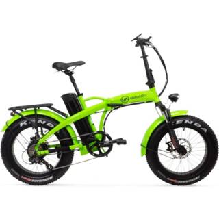👉 Vouw fiets active groen Elektrische fatbike vouwfiets Varaneo Dinky Sport felgroen