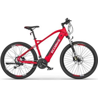 👉 Elektrische Mountainbike Ecobike SX4 Rood 48cm 576Wh