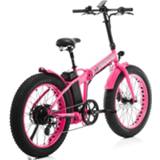 👉 Elektrische Fatbike Vouwfiets 24 inch Bad Bike BIG BAD 250W Roze