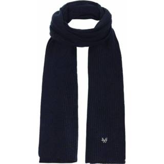 👉 Onesize vrouwen blauw Rib Scarf