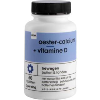 Vitamine HEMA Oester-calcium + D - 60 Stuks 8718537936007