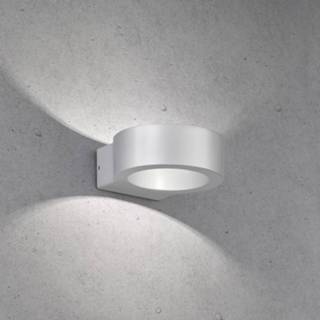 👉 Buitenwandlamp zilver LED Torres, rond,