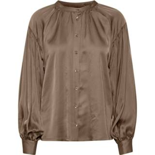 👉 Blous vrouwen bruin Lucina blouse