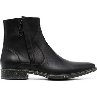 👉 Paperclip male zwart Panelled Ankle Boots