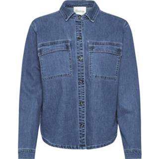 👉 Denim shirt vrouwen blauw Lara