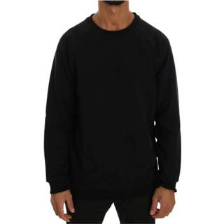 👉 Sweater XL male zwart Crewneck Cotton