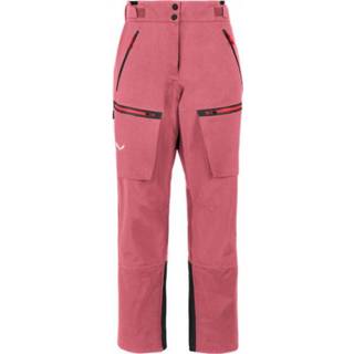 👉 Salewa - Women's Sella 3L PTXR Pant - Skibroek maat 40, roze/rood