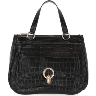 👉 Onesize vrouwen zwart mannen Borsa A Mano In Stampa Cocco Con Anello 8053473938938