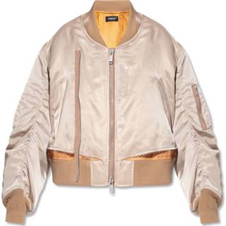 👉 Bomberjacket l vrouwen beige Bomber jacket