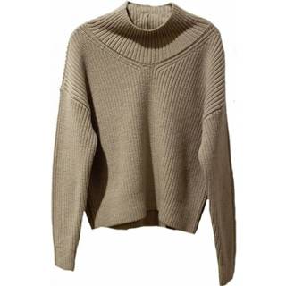 👉 Vrouwen beige Punto Cuello Canalé