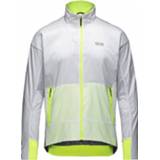 👉 GORE Wear - Wear Drive Jacket - Hardloopjack maat XXL, grijs/wit/groen