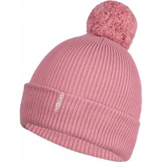 👉 Trollkids - Girl's Holmenkollen Bobble Cap - Muts maat 52-56 cm - 6-12 Years, grijs