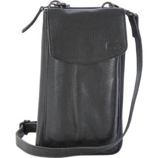 👉 Clutch zwart leer Calisto Pelle Bear Design Zoey Mobile Bag/ Black 8717741603514