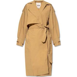Waterrepellent l vrouwen beige Water-repellent trench coat