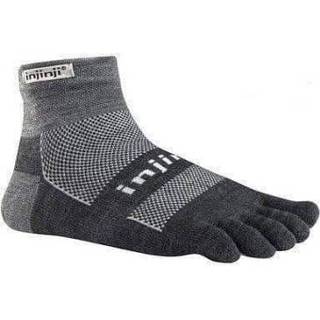 👉 Grijs Injinji Outdoor Midweight MiniCrew Nuwool Teensokken