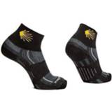 👉 Wrightsock Stride Quarter Zwart/Camino Logo Midweight