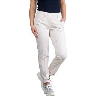 👉 Vrouwen beige Pantaloni Chino Perfect