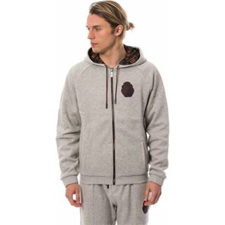 👉 Sweatshirt male grijs Italian Couture Hooded