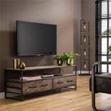 👉 Grijs active Tv-meubel Turf acasia antiek