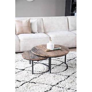 👉 Salontafel active Salontafels Matz rond set van 2