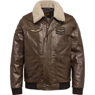 👉 Bomberjacket leather XL male bruin Jack- Bomber Jacket Hudson Buff