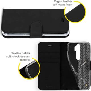 👉 Portemonnee kunstleder zwart unisex x Accezz Wallet Softcase Booktype voor de Xiaomi Poco X3 / Pro - 8719295517613