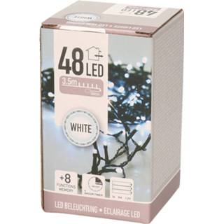 👉 Kerstverlichting op batterij helder wit buiten 48 lampjes