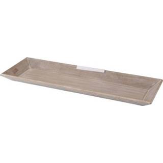 👉 Bord houten active grijze Hobby rechthoekige borden 20 x 60 cm rechthoekig voor kerststukjes maken