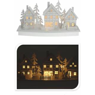 👉 Kerst dorp active wit kerstdorp met licht type 3