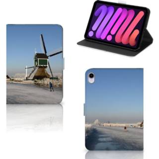 👉 Flipcase IPad Mini 6 (2021) Tablet Flip Case Schaatsers 8720632194541