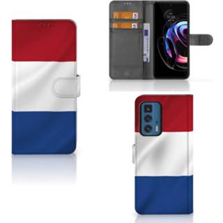 👉 Nederlandse vlag Motorola Edge 20 Pro Bookstyle Case 8720632705150