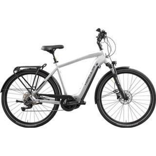 👉 Elektrische stadsfiets zilver active mannen Hercules Futura Sport I-10 heren mat zilver...