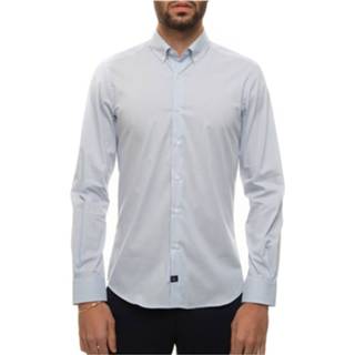 👉 Casual shirt male blauw 1641037190082