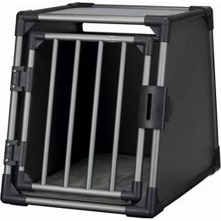 👉 Aluminium Trixie vervoersbox grafiet M 74X55X61 CM 4011905393360