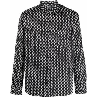 👉 L male zwart Chemise Anton