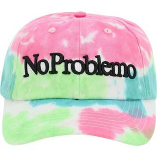 👉 Baseball cap onesize male roze No problemo tie-dye