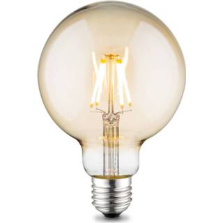 Light depot - LED lamp Globe G95 6W dimbaar - amber - Outlet