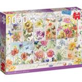 👉 Puzzel nederlands bloemen legpuzzels Janneke Brinkman - Flower Stamps Summer (1000 stukjes) 8710126188125