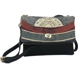 👉 Onesize vrouwen zwart Borsa a Tracolla in Stampa Planetarium