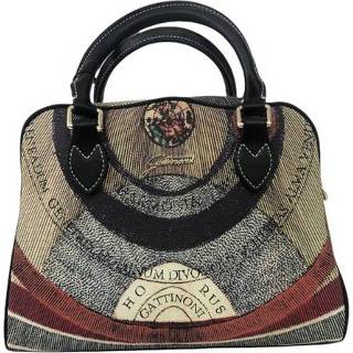 👉 Onesize vrouwen zwart mannen Borsa a Mano in Stampa Planetarium