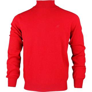 👉 XL vrouwen rood Pull en Laine Msgm Col Cheminée Homme