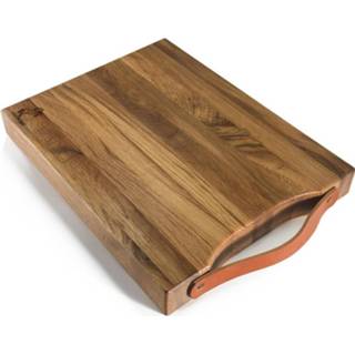 👉 Snijplank hout eiken Twents - Hakblok 40 x 30 4 cm Food Safe 8715403104096