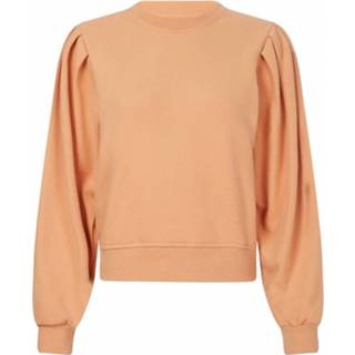 👉 Shirt XL vrouwen oranje Aicha Puff Sleeve Sweater