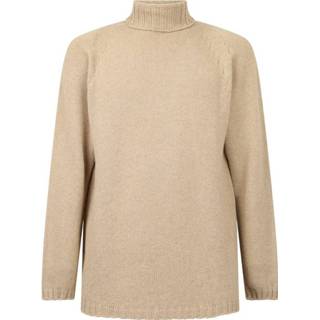 👉 XL male beige Roll-neck Jumper
