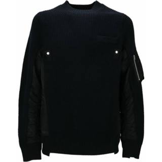 👉 Sweater m male blauw Scm031201 Wool