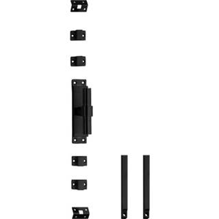Krukespagnolet zwart RVS Intersteel rechts T-recht incl. stangenset - mat 8714186554500