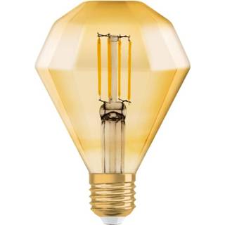 👉 Osram Vintage 1906 LED E27 Diamond 4.5W 825 Goud | Vervangt 40W 4058075091955