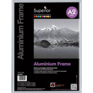 👉 Foto lijst aluminium glas antraciet Seco fotolijst 40 x 60 cm A2 11 mm aluminium/glas 5032138211947